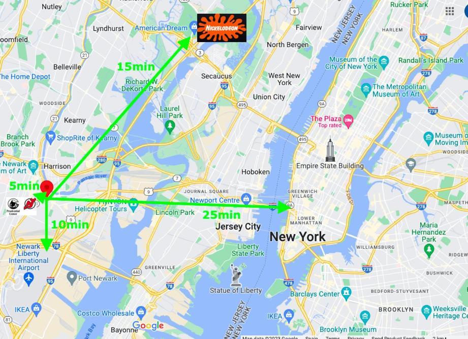 Best Room To Visit Nyc-Subway Access Newark Dış mekan fotoğraf